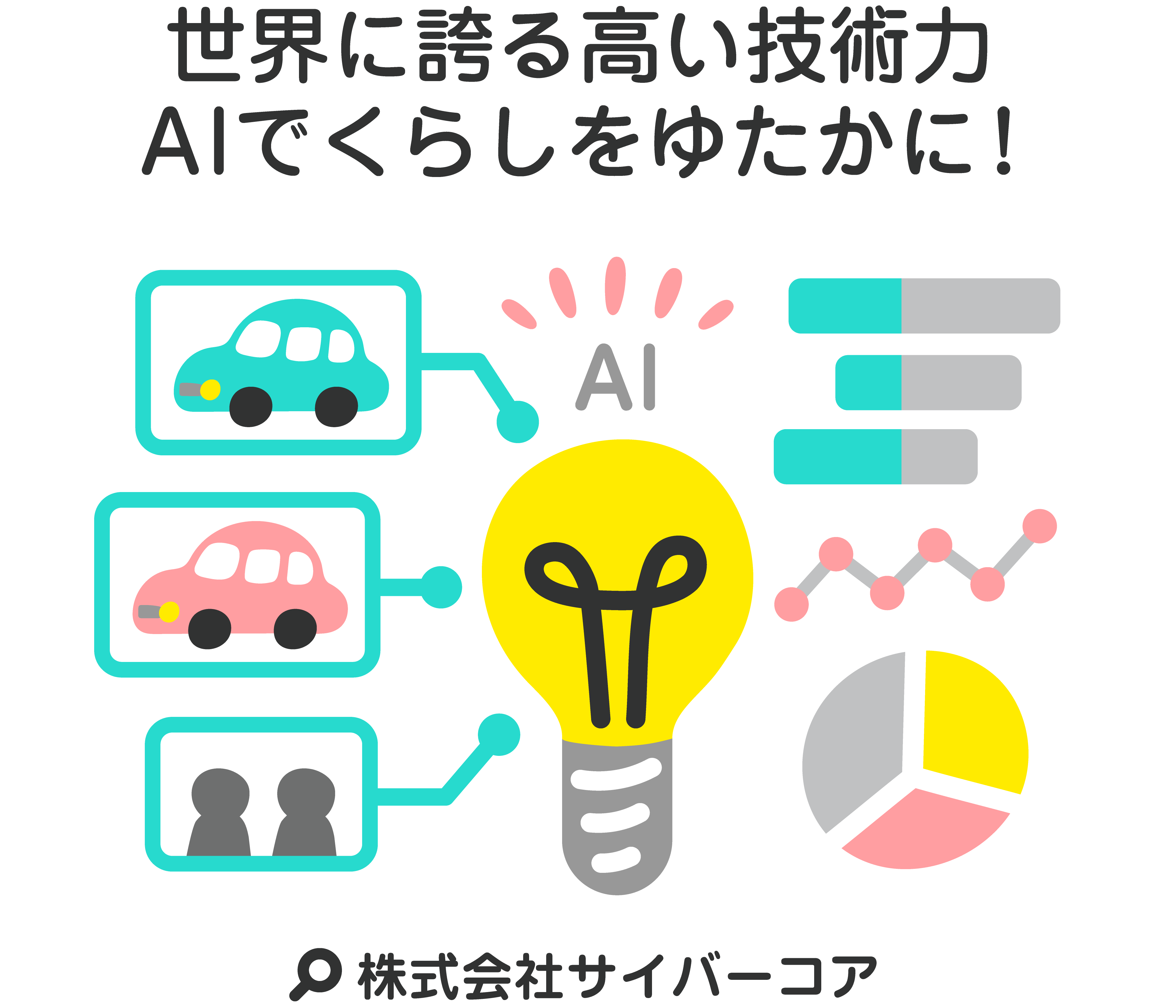 世界に誇る高い技術力 AIでくらしをゆたかに！